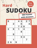 Hard Sudoku: 500 Hard Sudoku Puzzles for adults - Paperback