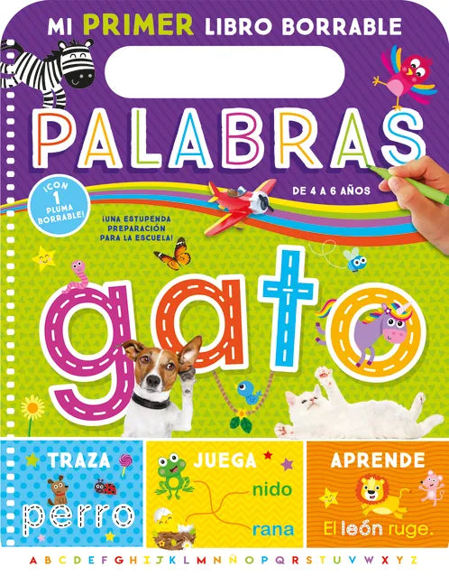 My First Wipe-Clean Book: Words (Spanish) - Spiral