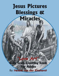 Jesus Pictures Blessings & Miracles: Gray Scale Coloring - Paperback