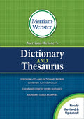 Merriam-Webster's Dictionary and Thesaurus - Hardcover