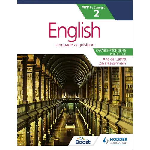 English for the IB MYP 2 (Capable-Proficient/Phases 3-4; 5-6): By Concept - Paperback