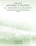 Anitra's Dance for Saxophone Quartet (SATB): Score & Parts - Paperback