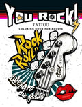 You Rock !: Tattoo Coloring Book for Adults - Paperback