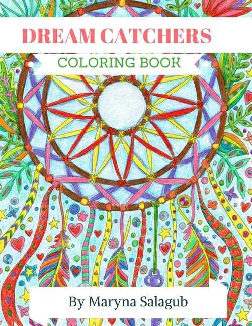 Dream Catcher coloring book for adults and kids - Paperback