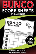 Bunco Score Sheets: 105 Score Keeping Pads Bunco Dice Game Kit Book - Paperback