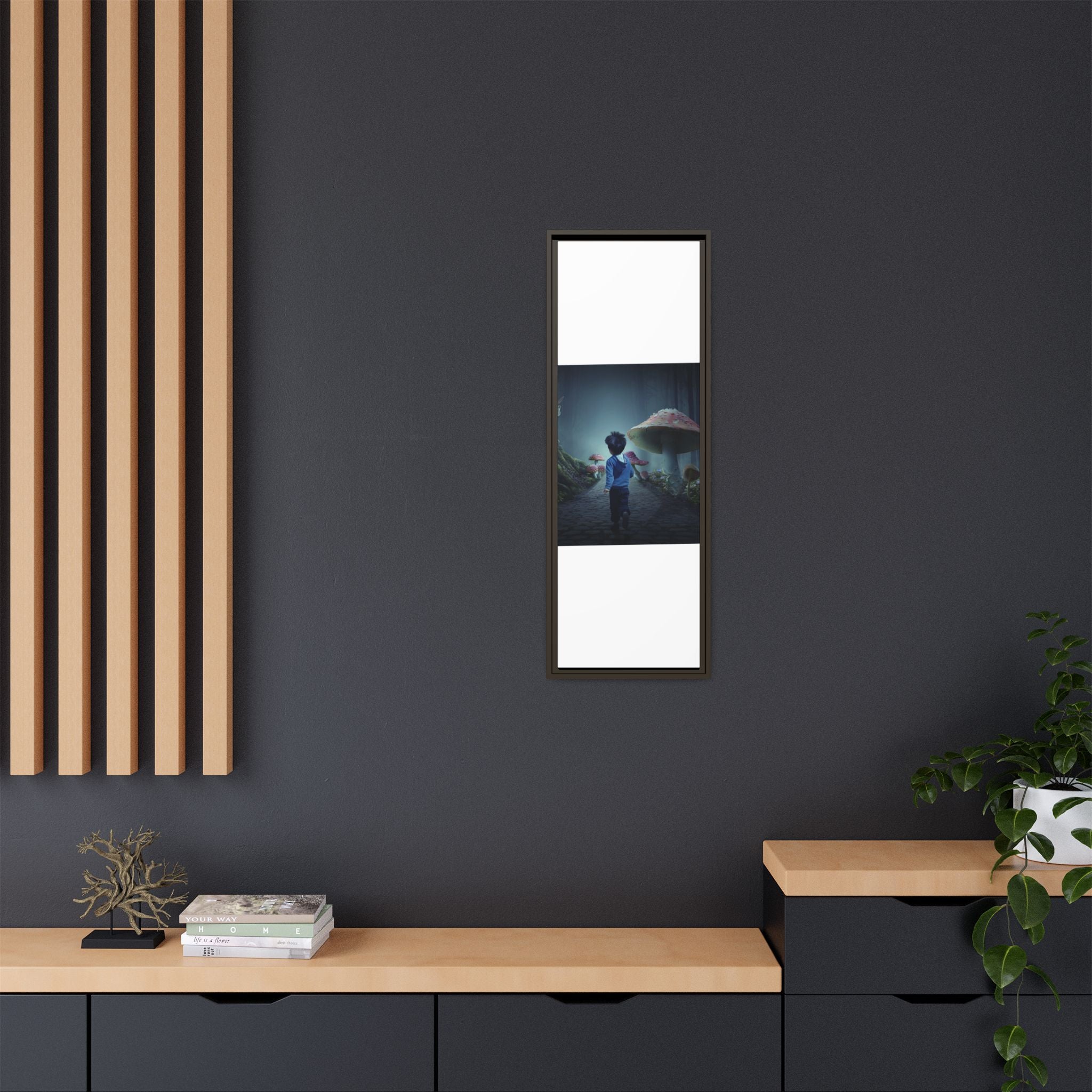 Matte Canvas, Framed (Multi-color)