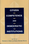 Citizen Competence and Democratic Institutions - Paperback