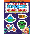 Space Scissor Skills: Cut, color and create. Educational Activity Book for kids ages 3+ - Paperback