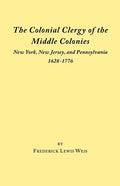 Colonial Clergy of the Middle Colonies - Paperback