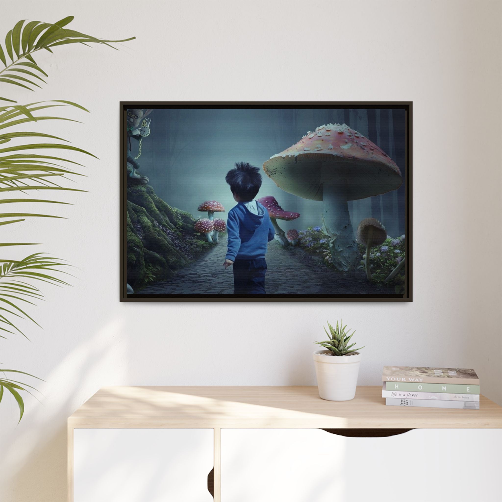 Matte Canvas, Framed (Multi-color)