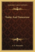 Today and Tomorrow - Paperback