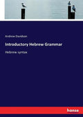 Introductory Hebrew Grammar: Hebrew syntax - Paperback