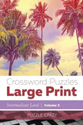 Crossword Puzzles Large Print (Intermediate Level) Vol. 3 - Paperback