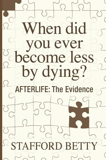 When Did You Ever Become Less By Dying? AFTERLIFE: The Evidence - Paperback