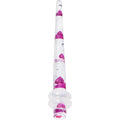 8G Clear Acrylic Glitter Purple Heart Confetti Taper