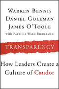 Transparency: How Leaders Create a Culture of Candor - Paperback