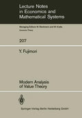 Modern Analysis of Value Theory - Paperback