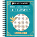 Brain Games - Bible Word Search: The Gospels - Large Print - Spiral