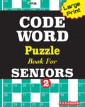 CODEWORD Puzzle Book For SENIORS; Vol.2 - Paperback