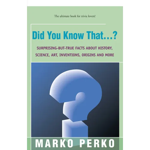 Did You Know That...? - Paperback