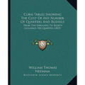 Corn Tables Showing The Cost Of Any Number Of Quarters And Bushels: From Ten Shillings To Eighty Shillings Per Quarter (1823) - Paperback