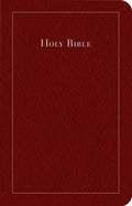 Ceb Common English Bible Thinline, Bonded Leather Burgundy - Leather