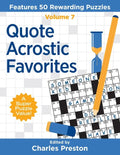 Quote Acrostic Favorites: Features 50 Rewarding Puzzles - Paperback