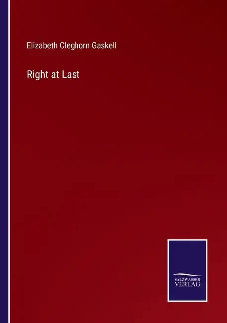 Right at Last - Paperback