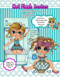 Hot Flash Besties Sherri Ann Baldy Coloring Book - Paperback