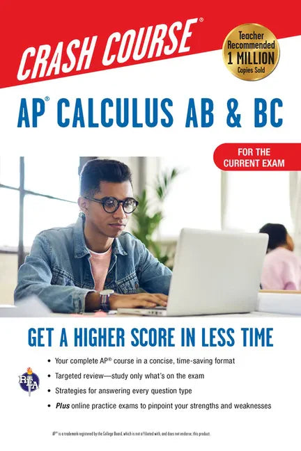 Ap(r) Calculus AB & BC Crash Course 3rd Ed., Book + Online: Get a Higher Score in Less Time - Paperback