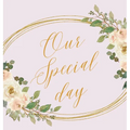 Our Special day, wedding guest book to sign (Hardback) - Hardcover