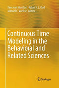 Continuous Time Modeling in the Behavioral and Related Sciences - Paperback