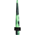 6G Green Acrylic Four Leaf Clover Field Taper