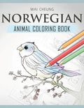Norwegian Animal Coloring Book - Paperback