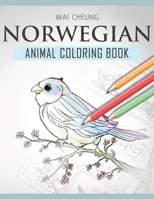 Norwegian Animal Coloring Book - Paperback