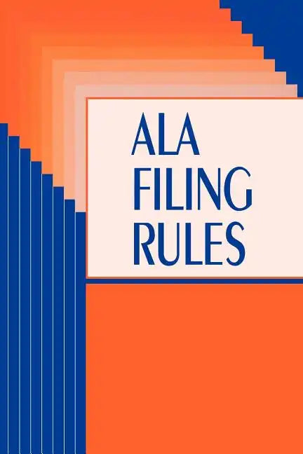 ALA Filing Rules - Paperback