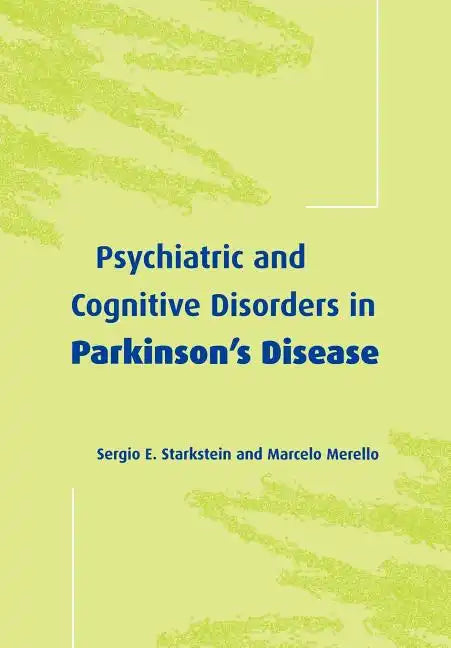 Psychiatric and Cognitive Disorders in Parkinson's Disease - Paperback