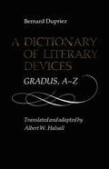 A Dictionary of Literary: Gradus, A-Z - Paperback