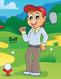 Golf Coloring Book 1 - Paperback