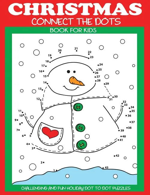 Christmas Connect the Dots Book for Kids - Paperback