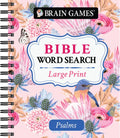 Brain Games - Large Print Bible Word Search: Psalms - Spiral