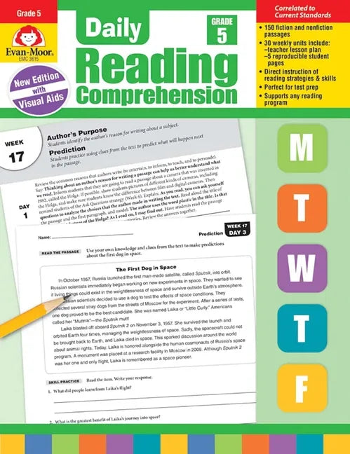Daily Reading Comprehension, Grade 5 Teacher Edition - Paperback