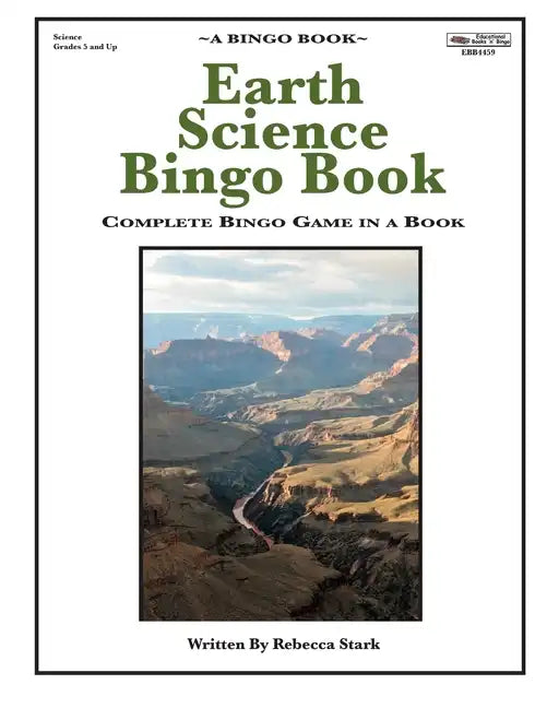 Earth Science Bingo Book: Complete Bingo Game In A Book - Paperback