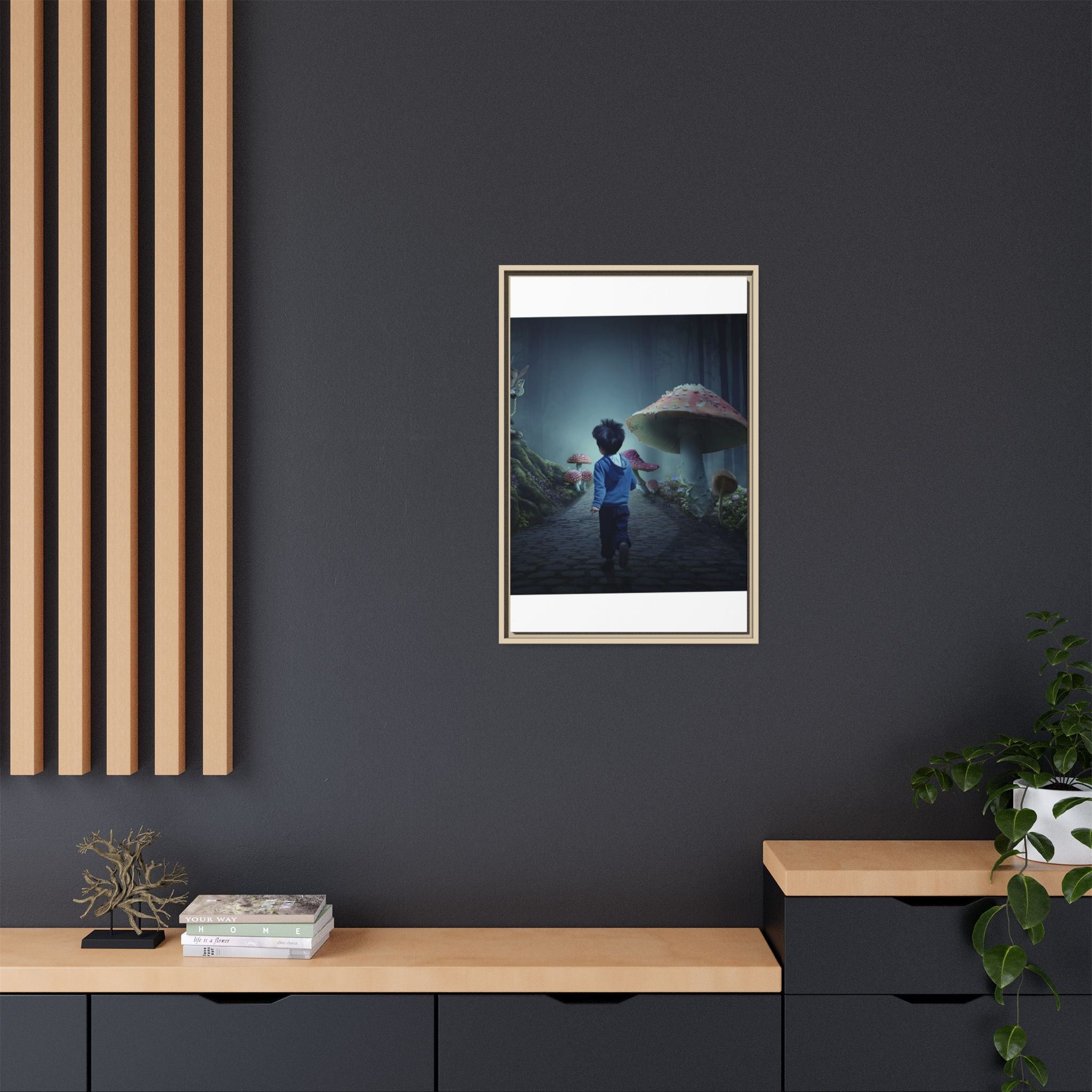 Matte Canvas, Framed (Multi-color)