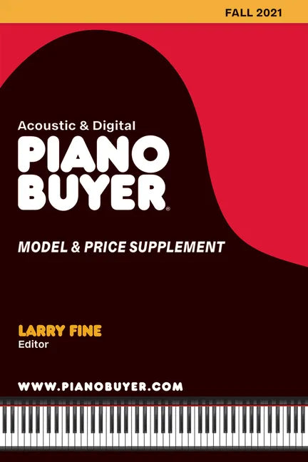 Piano Buyer Model & Price Supplement / Fall 2021 - Paperback