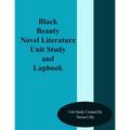 Black Beauty Novel Literature Unit Study and Lapbook - Paperback