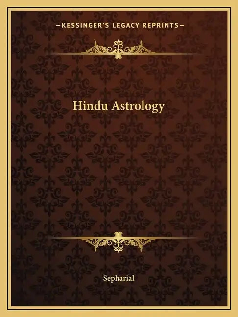 Hindu Astrology - Paperback