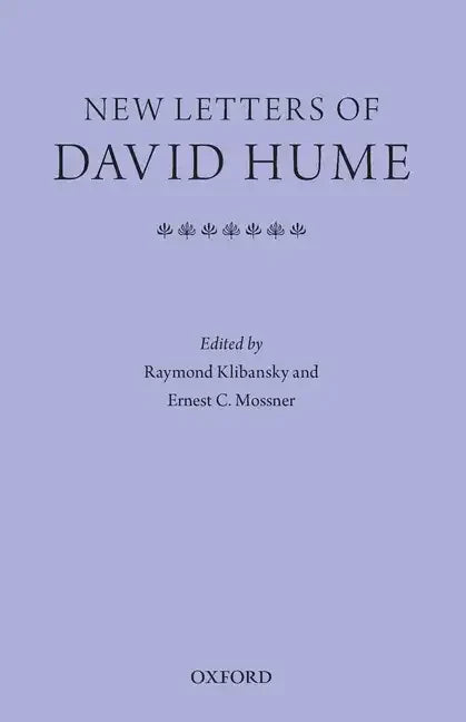 New Letters of David Hume - Paperback