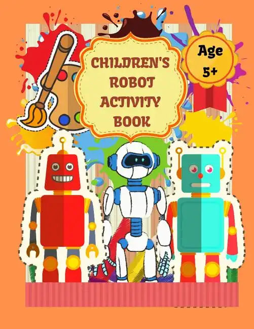 Children's Robot Activity Book - Paperback
