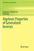 Algebraic Properties of Generalized Inverses - Paperback
